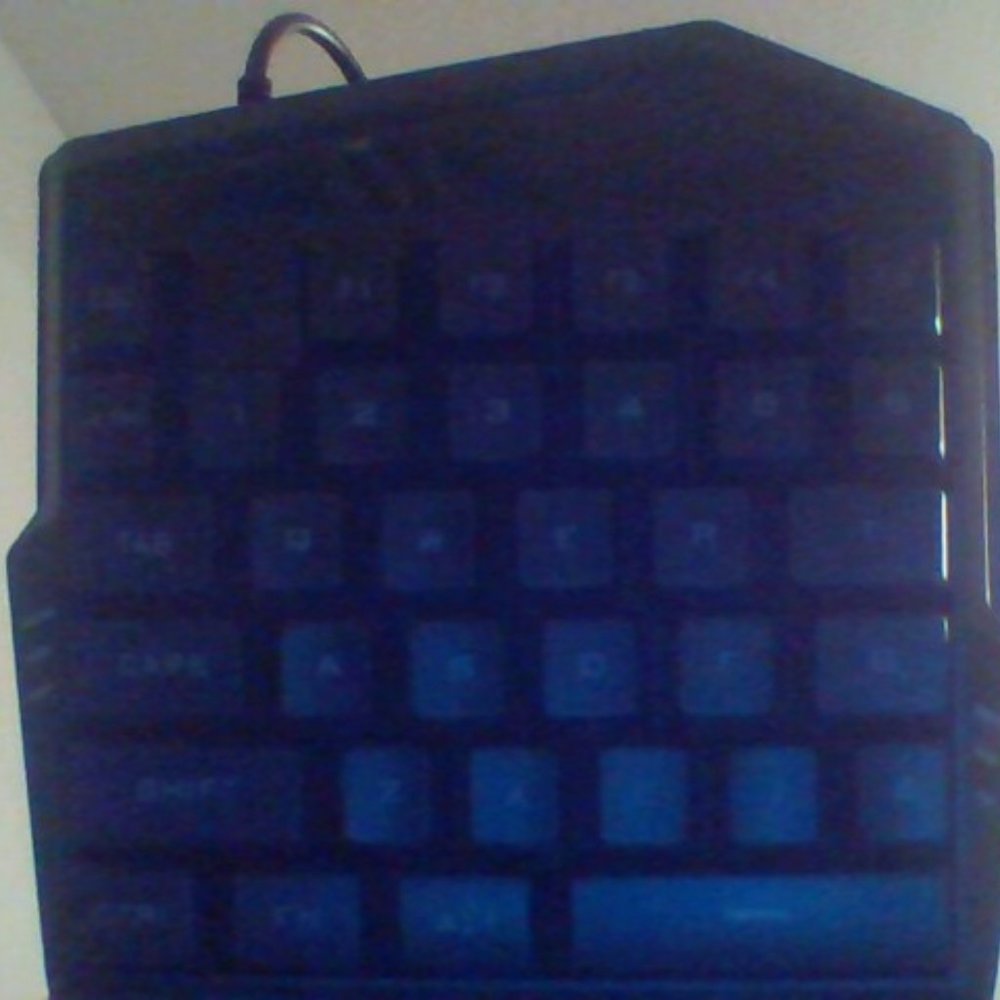 LED Light one handed keboard